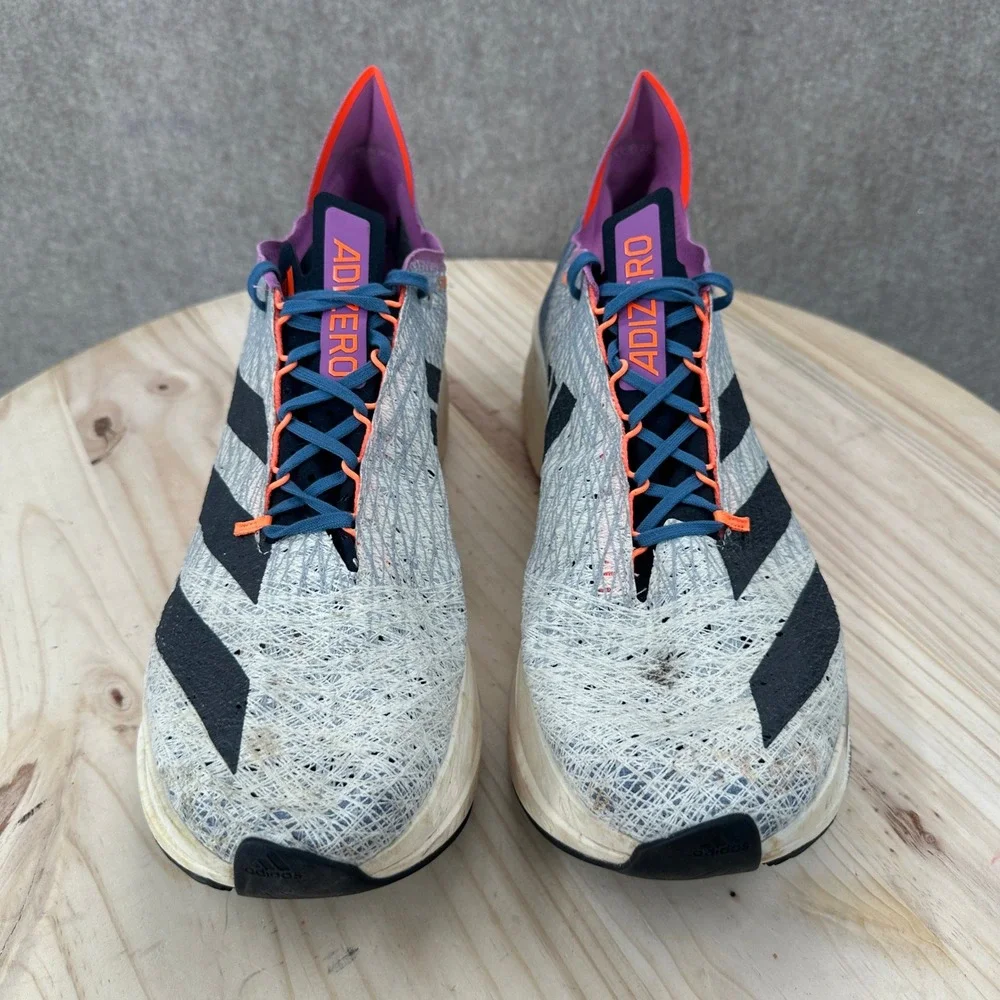 Adidas Adizero Prime X Strung Running Shoes Mens 13 Blue Purple
